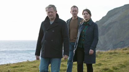 Who could replace DI Jimmy Perez in Shetland? Seen here are Douglas Henshall, Alison O'Donnell and Steven Robertson