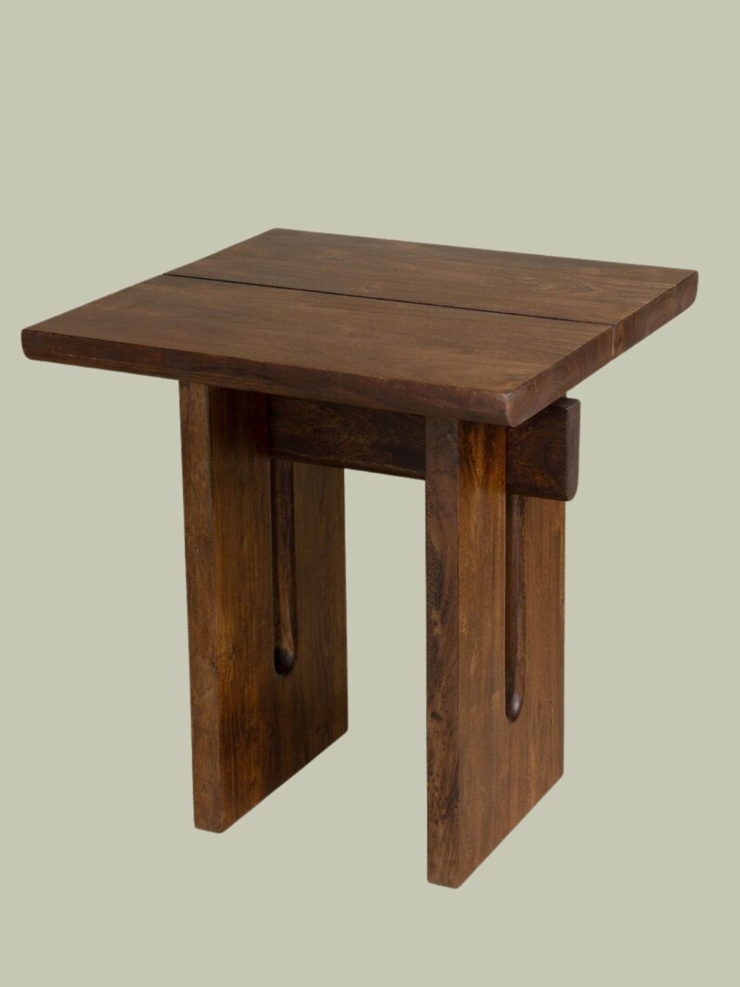 &amp;Eacute;DIT&amp;Eacute;, Saori Japandi Acacia Wood Side Table