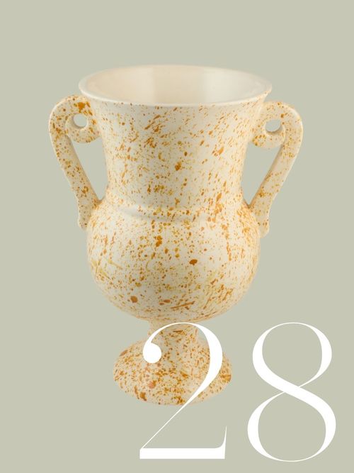 Ocre Amphora Vase