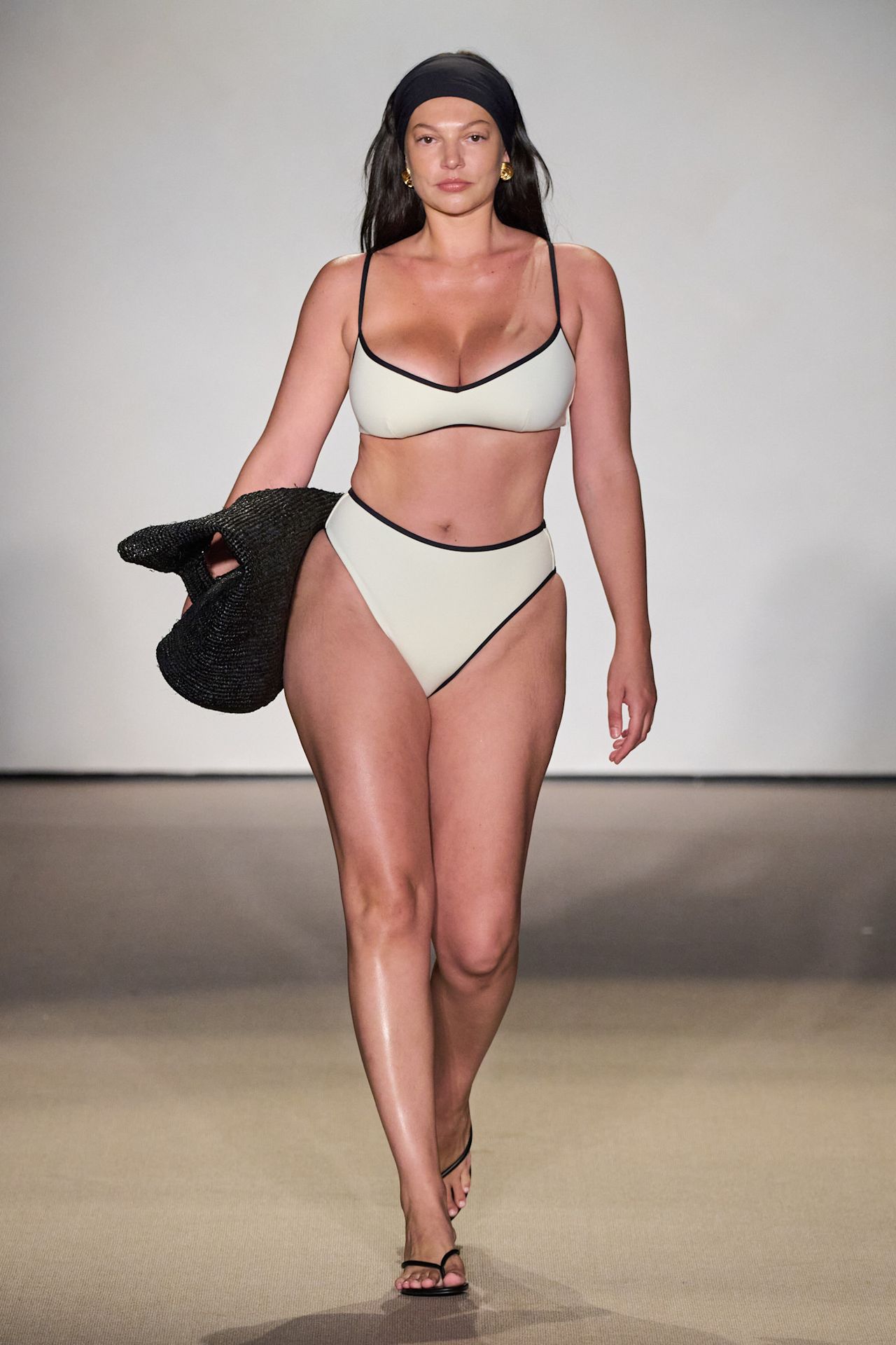 Monday Swimwear model on the runway during Paraiso Miami Swim Week 2026.