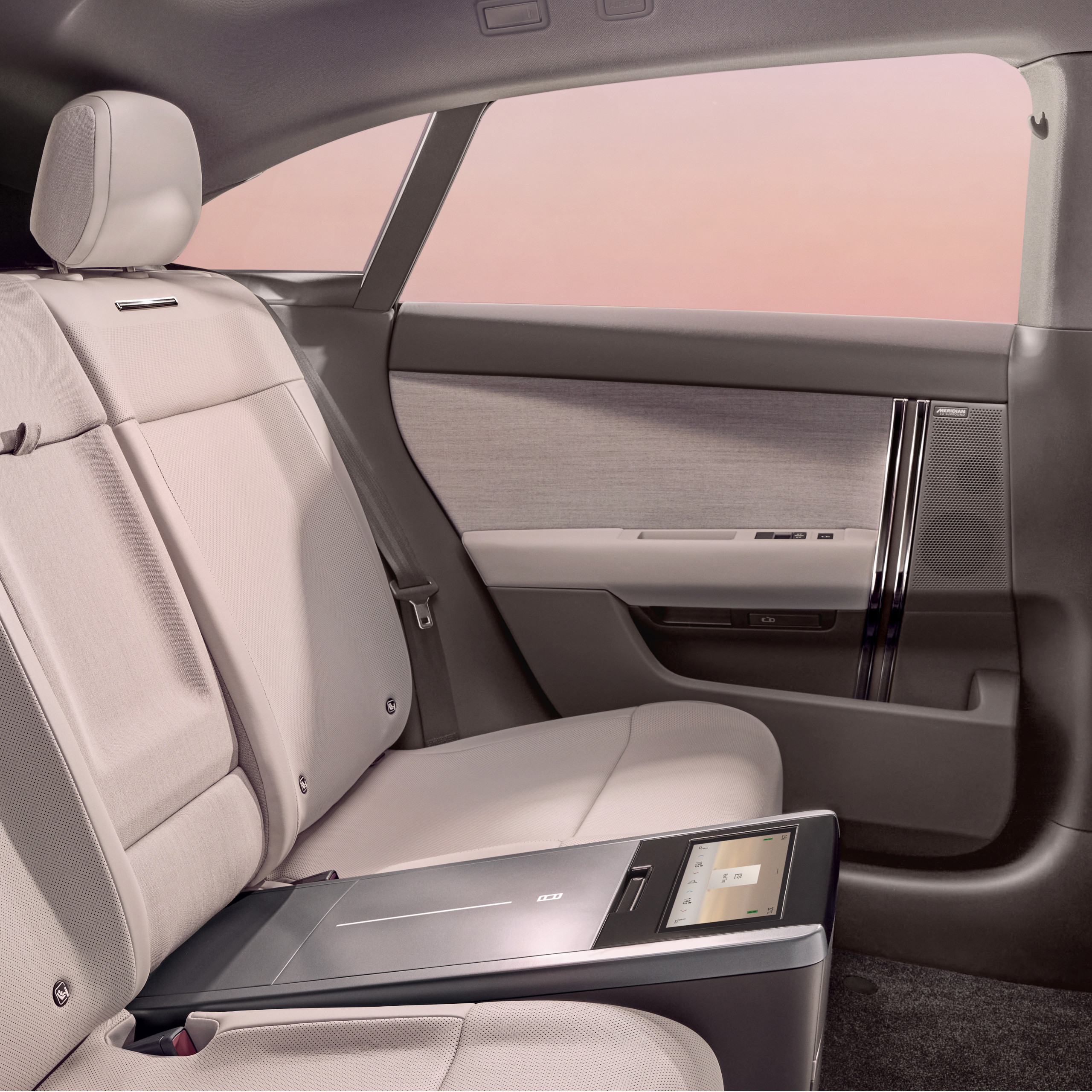 The rear compartment of the Range Rover GT