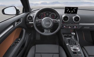 Audi A 3 Limousine with front steering wheel