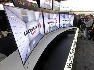 LG Shows Curved OLED at CES