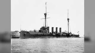The HMS Warrior was one of 151 British warships in the North Sea on May 31 and June 1, 1916, when a German fleet of 99 warships attempted to break out from the British naval blockade of the German coast.