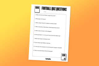 Football pub quiz packs