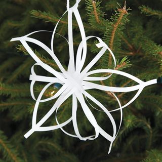 festive paper snowflake decoration
