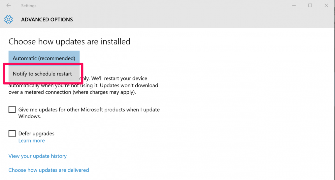 windows updates notify