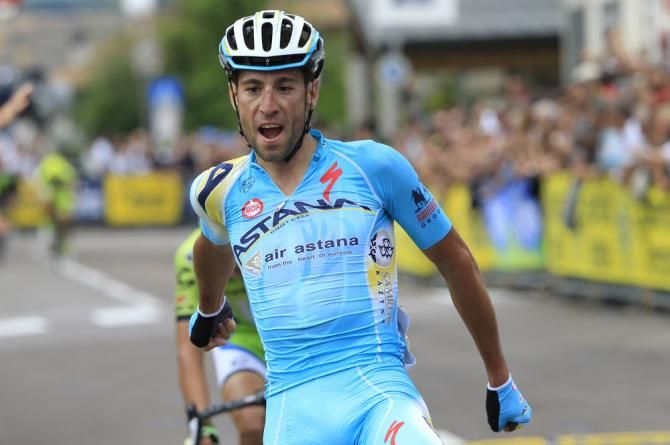 Vincenzo Nibali (Astana) wins the Italian national road race