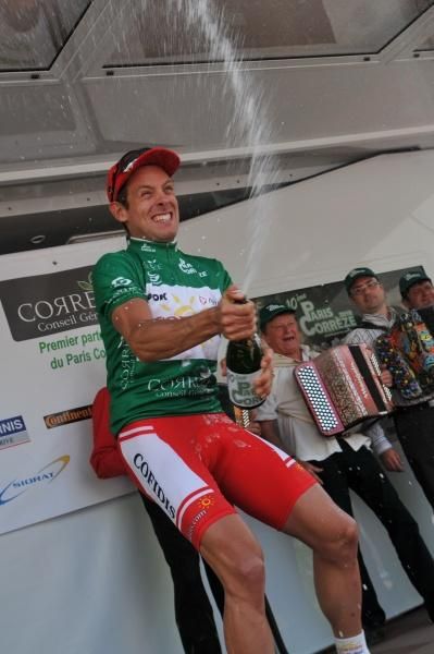 Micka&euml;l Buffaz (Cofidis, Le Credit En Ligne) wins the overall at Paris-Correze
