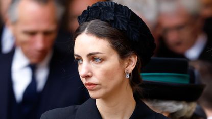 Rose Hanbury, Marchioness of Cholmondeley attends a Service of Thanksgiving for the life of Prince Philip