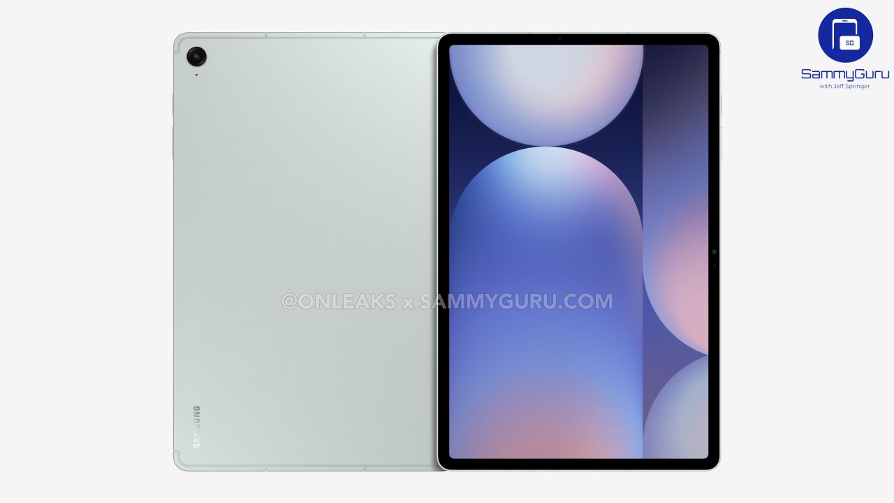 Samsung Galaxy Tab S10 FE leaked renders