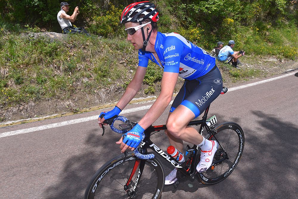 Mountains classification leader Tim Wellens