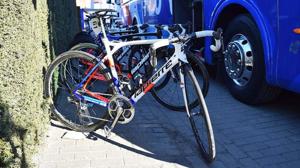 French champion Arnaud Demare was another FDJ rider to race aboard a custom Lapierre on the weekend