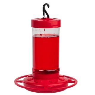 First Nature Hummingbird Feeder, 16 Oz, Red, Plastic