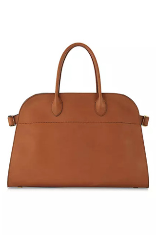 The Row Margaux 15 Leather Top-Handle Bag