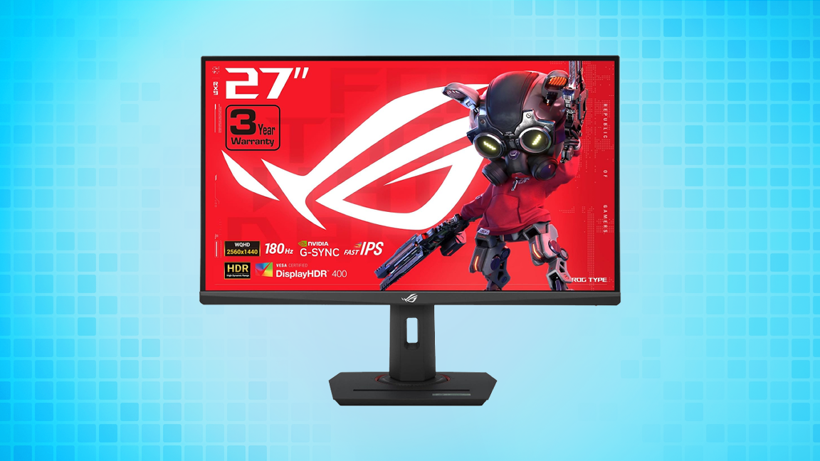 Asus ROG Strix 27-Inch QHD IPS monitor is only $199 at Amazon