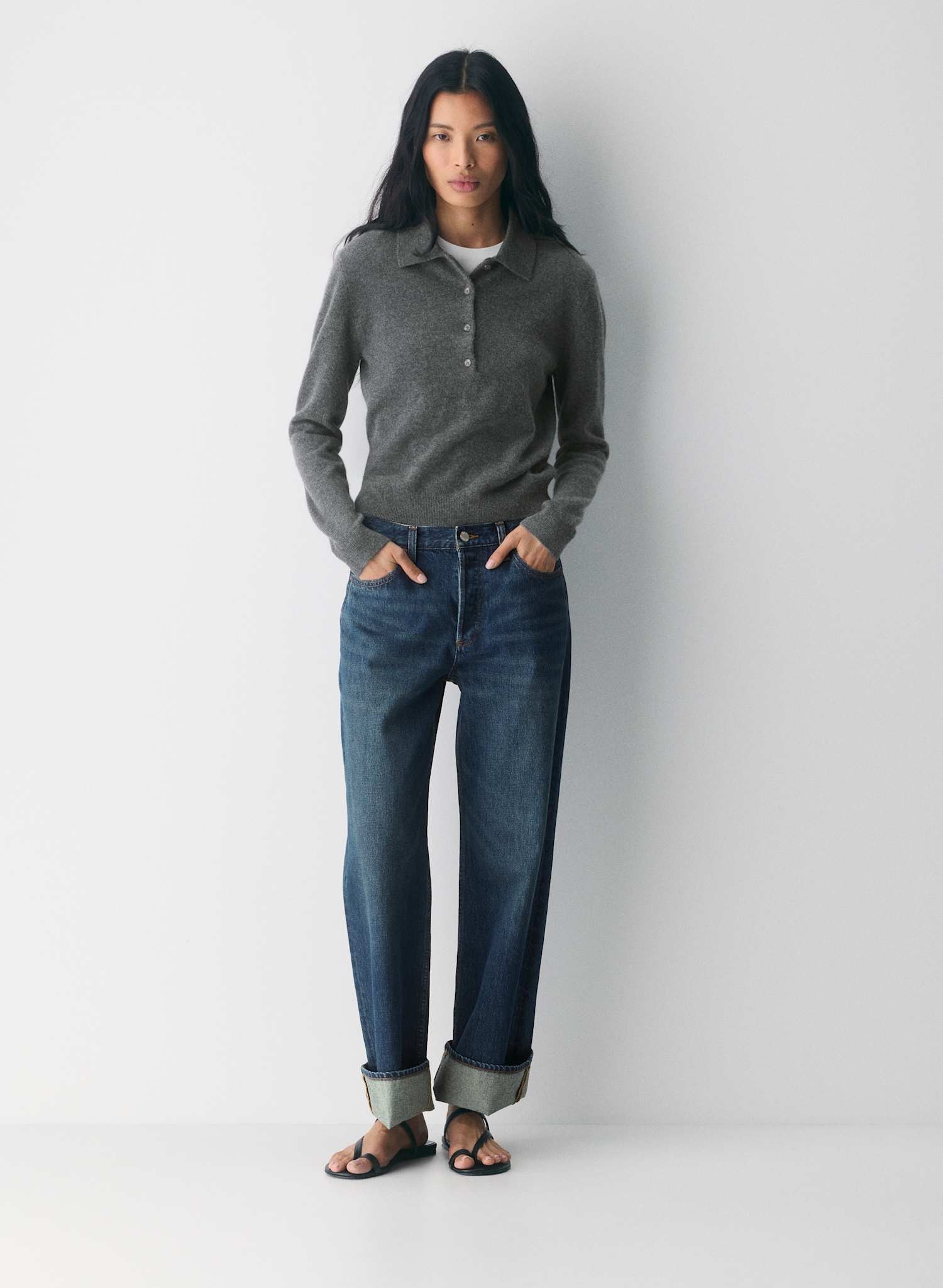 The '90s Vintage Lo-Rise Cuffed Jean