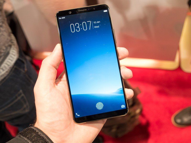 Vivo in-display fingerprint sensor