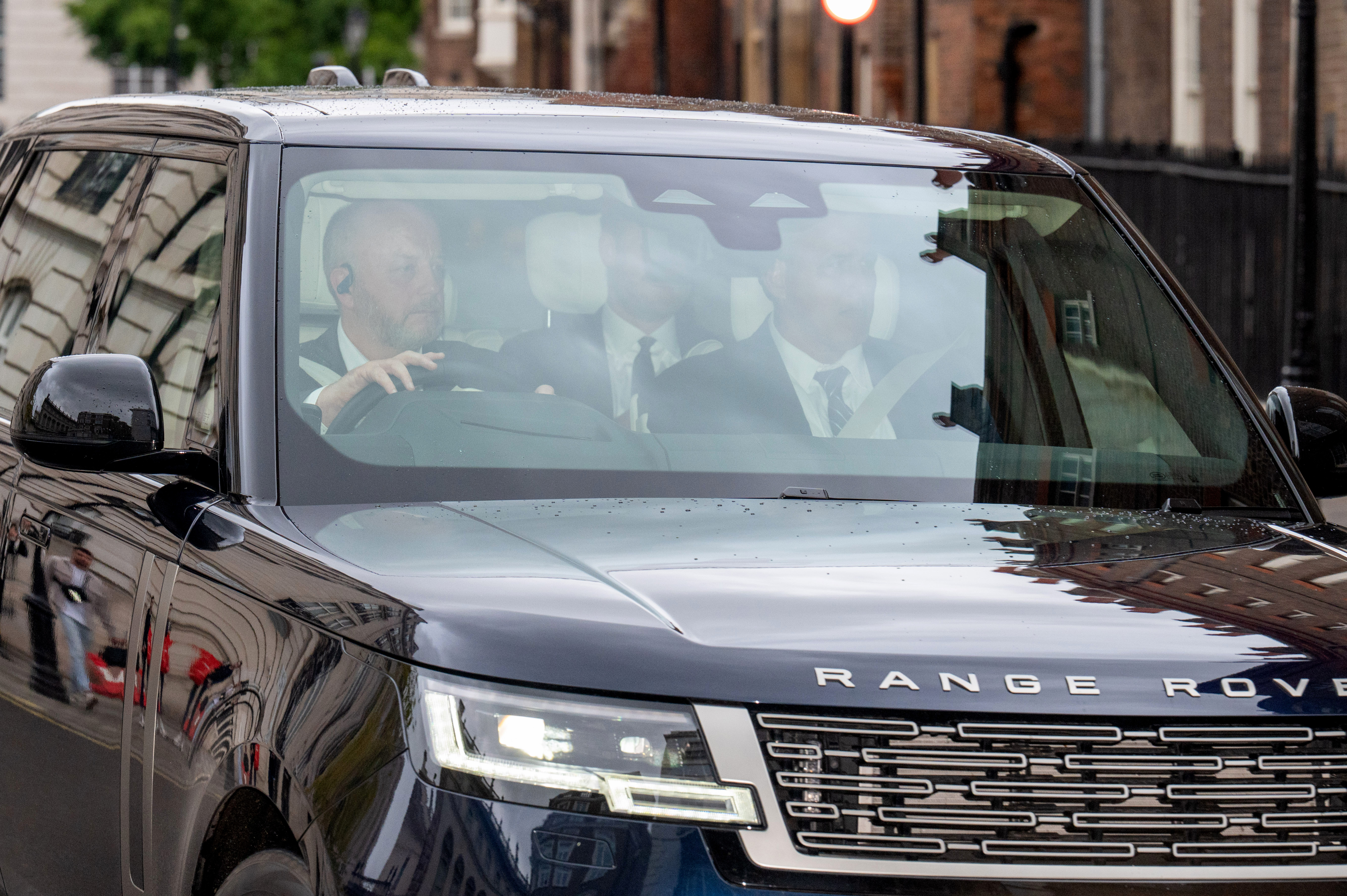 Prince Harry arrives at Clarence House on September 10, 2025