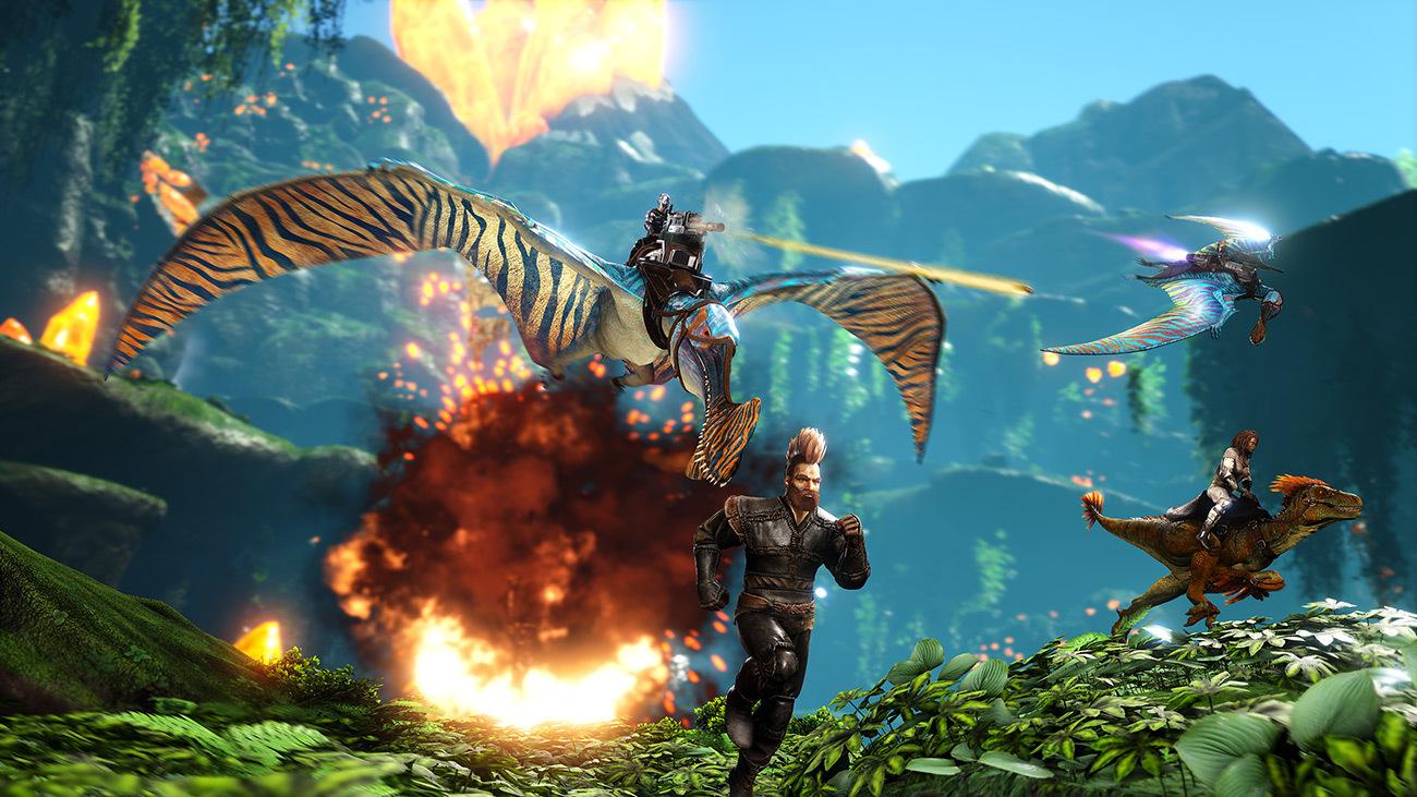 Ark Survival Evolved S New Map Dinosaur And Anniversary Event Launch Today Pc Gamer