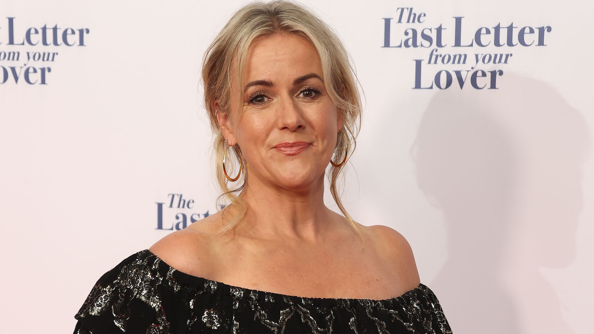 Writer Jojo Moyes attends &quot;The Last Letter From Your Lover&quot; UK premiere at Ham Yard Hotel on July 27, 2021