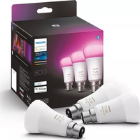 Philips Hue White and Colour Ambiance B22 Bulbs Three Pack: £119.99now £95.97 at Currys