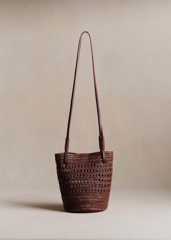 Rosie Basket - Raffia Choco - Raffia - S&amp;eacute;zane
