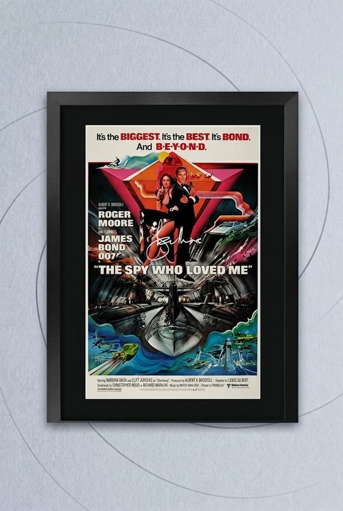The Spy Who Loved Me Framed Movie Poster