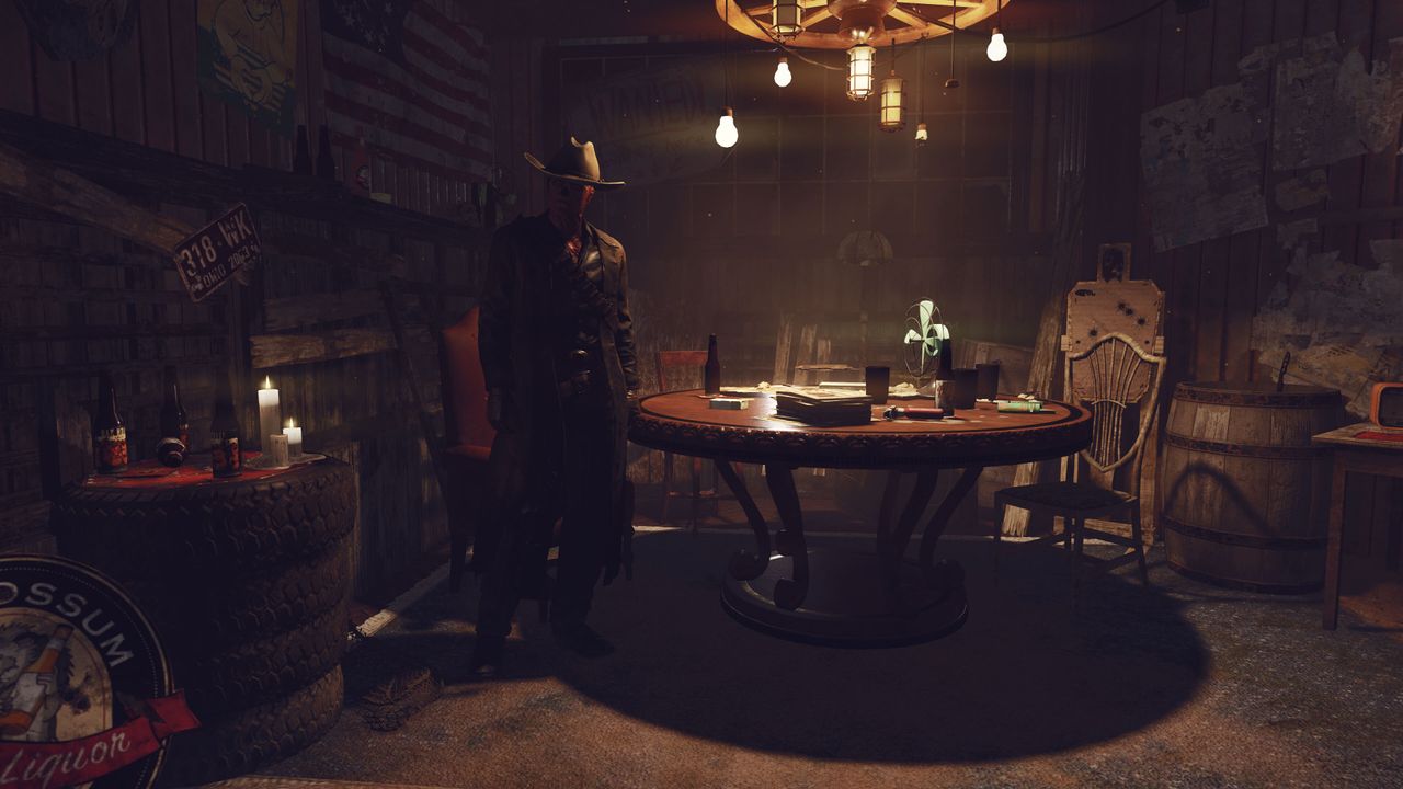 Screenshots from the Burning Springs update in Fallout 76