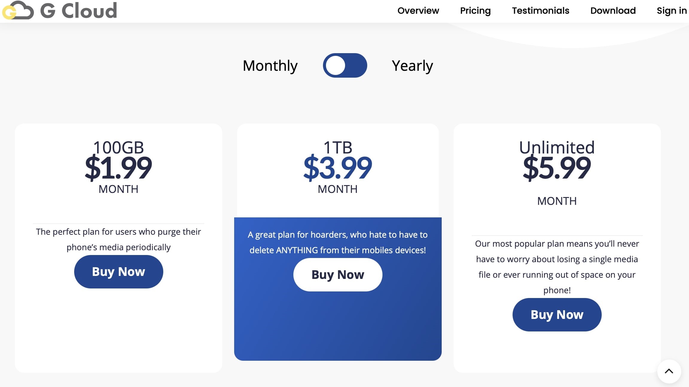 G Cloud Pricing