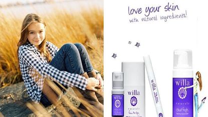 willa of natural skincare brand willa and her products