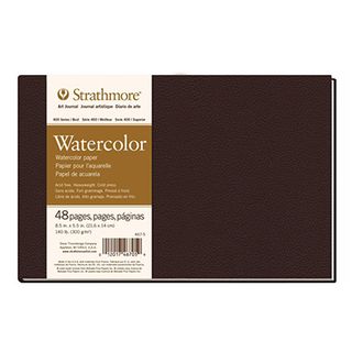 Product shot of Strathmore Watercolour Art Journal, one of the best watercolour papers