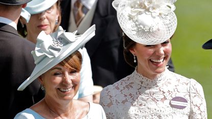 Princess Catherine Carole Middleton earrings - Princess Catherine borrowed a pair of stunning earrings from her mother, Carole Middleton, and we are loving this thrifty move!