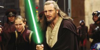 Liam Neeson as Qui-Gon Jinn In Star Wars: The Phantom Menace