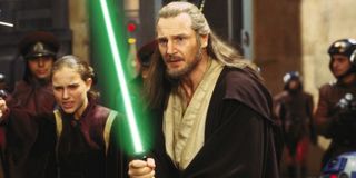 Liam Neeson as Qui-Gon Jinn in Star Wars: The Phantom Menace