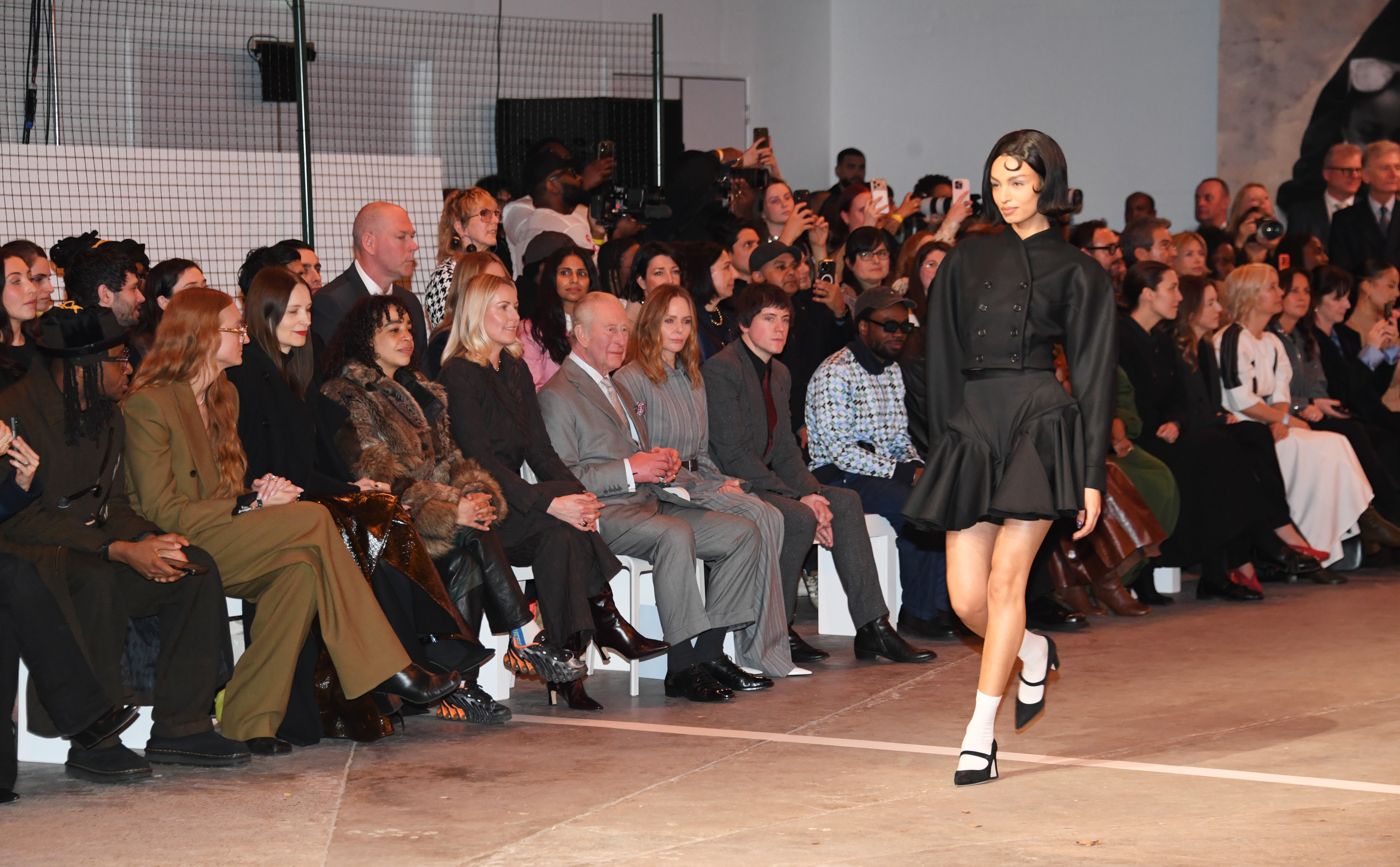 king charles at tolu coker during london fashion week