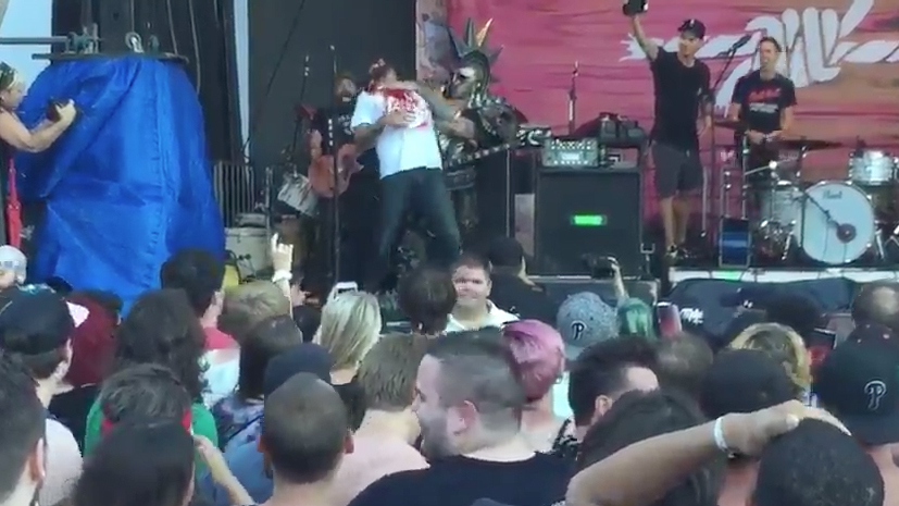 GWAR and Silverstein at Warped Tour