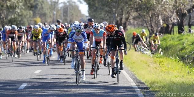 A few riders find themselves in a ditch