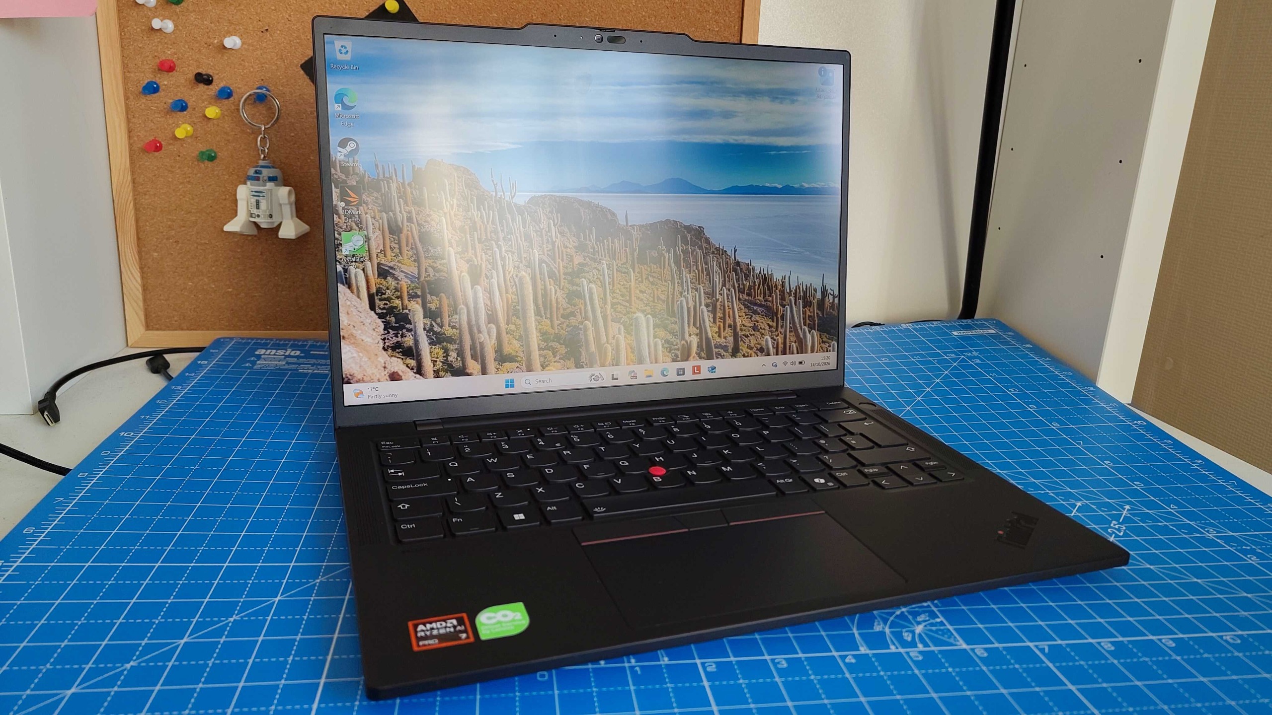 Testing out the Lenovo ThinkPad T14s Gen 6 (AMD) in a home office