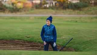Alison Root bunker old course st andrews