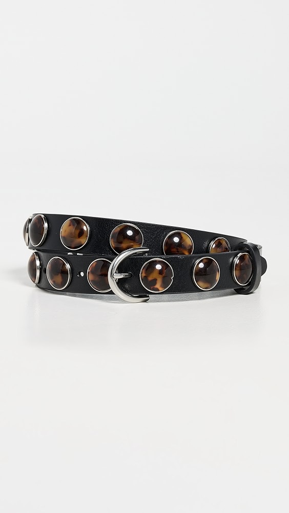 Rag & Bone Cabochon Baby Boyfriend Belt
