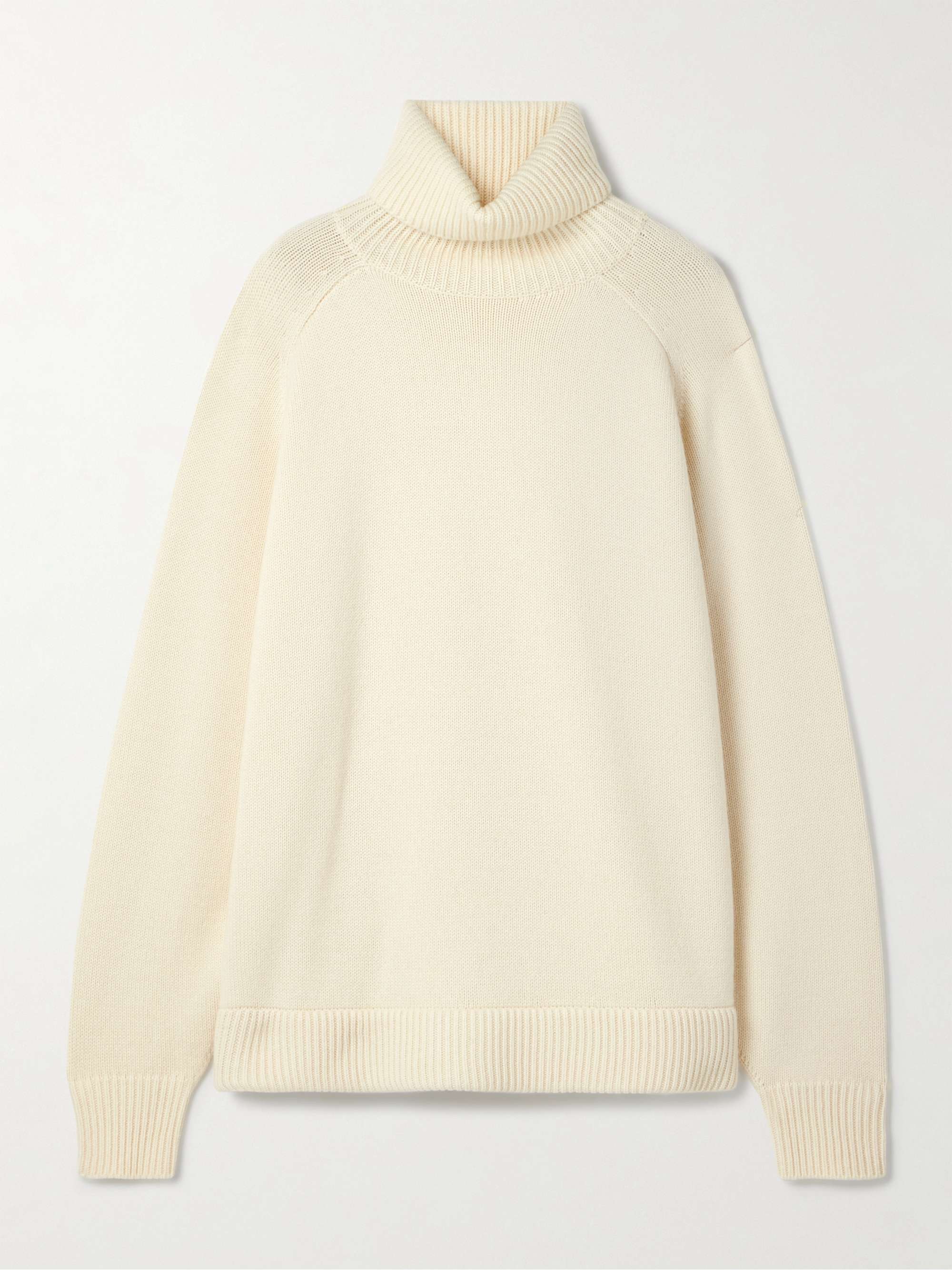 Oversized Cashmere Turtleneck Sweater