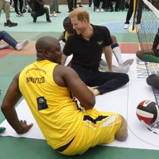 Prince Harry Takes After His Mom Princess Diana While Visiting Wounded Nigerian Soldier
