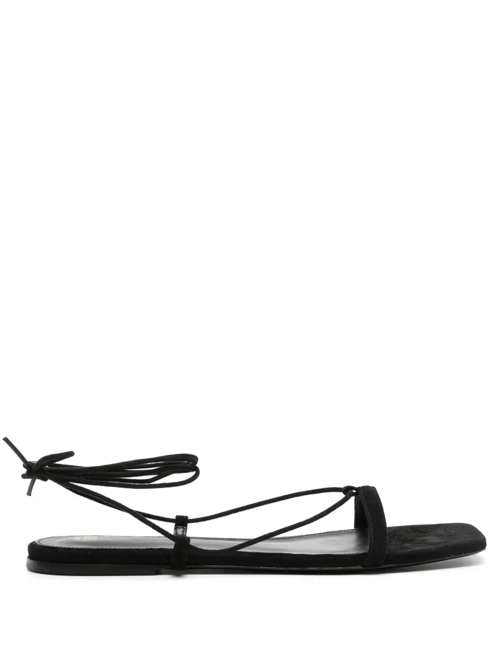Tie-Fastening Suede Sandals | 35