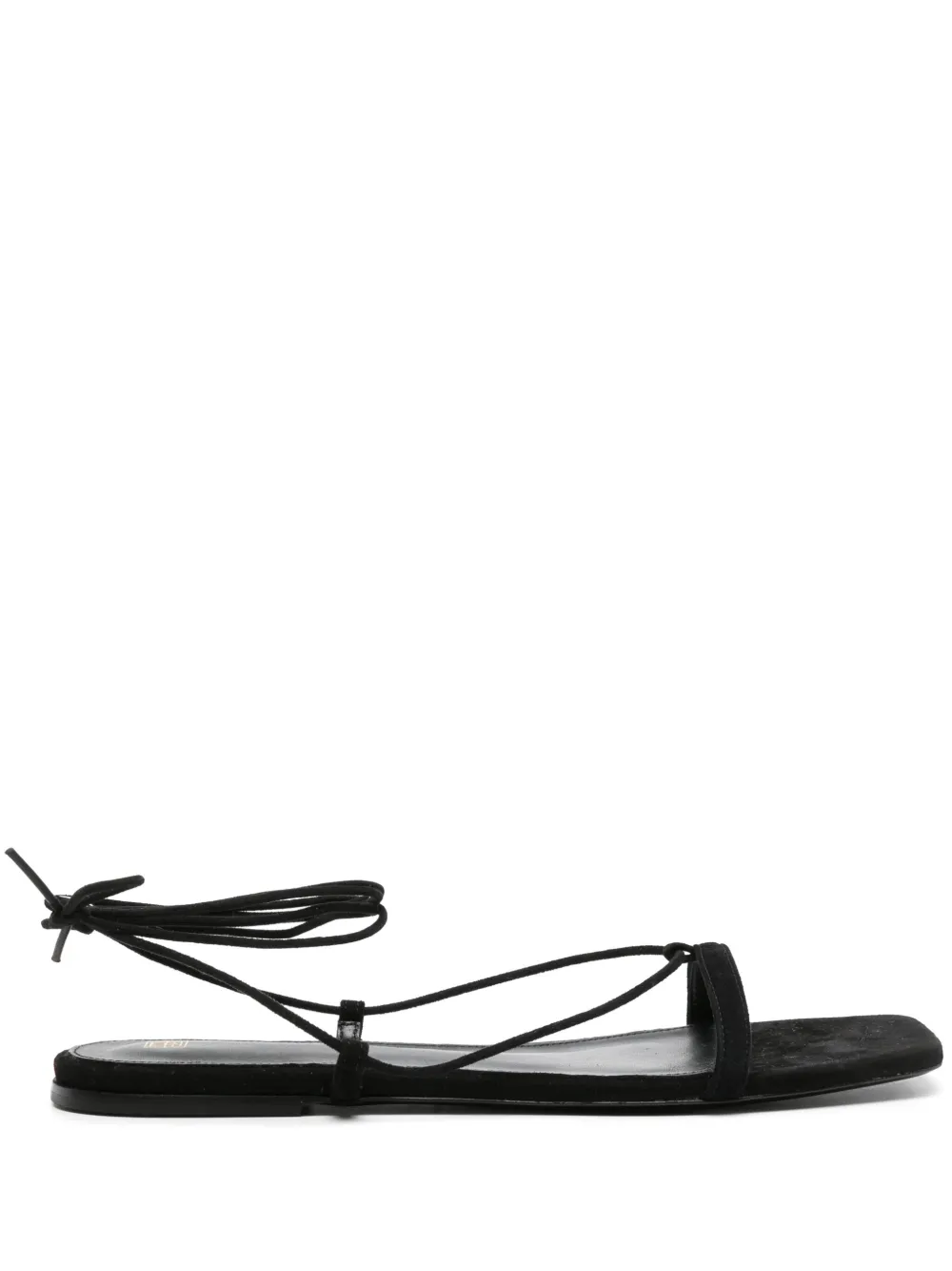 Tie-Fastening Suede Sandals | 35