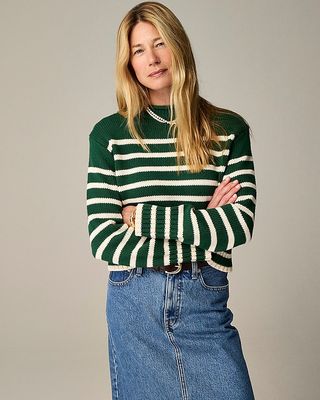 Rollneck™ Sweater in Stripe