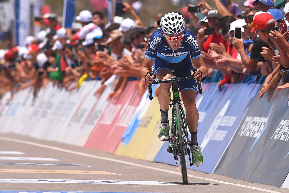 Oscar Sevilla eventually won the 2018 Vuelta a San Juan