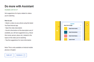 Google Assistant Youtube Integration Sign Up