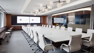 The Jersey City, NJ, office of a New York financial institution was outfitted with an AVoIP system by Verrex.