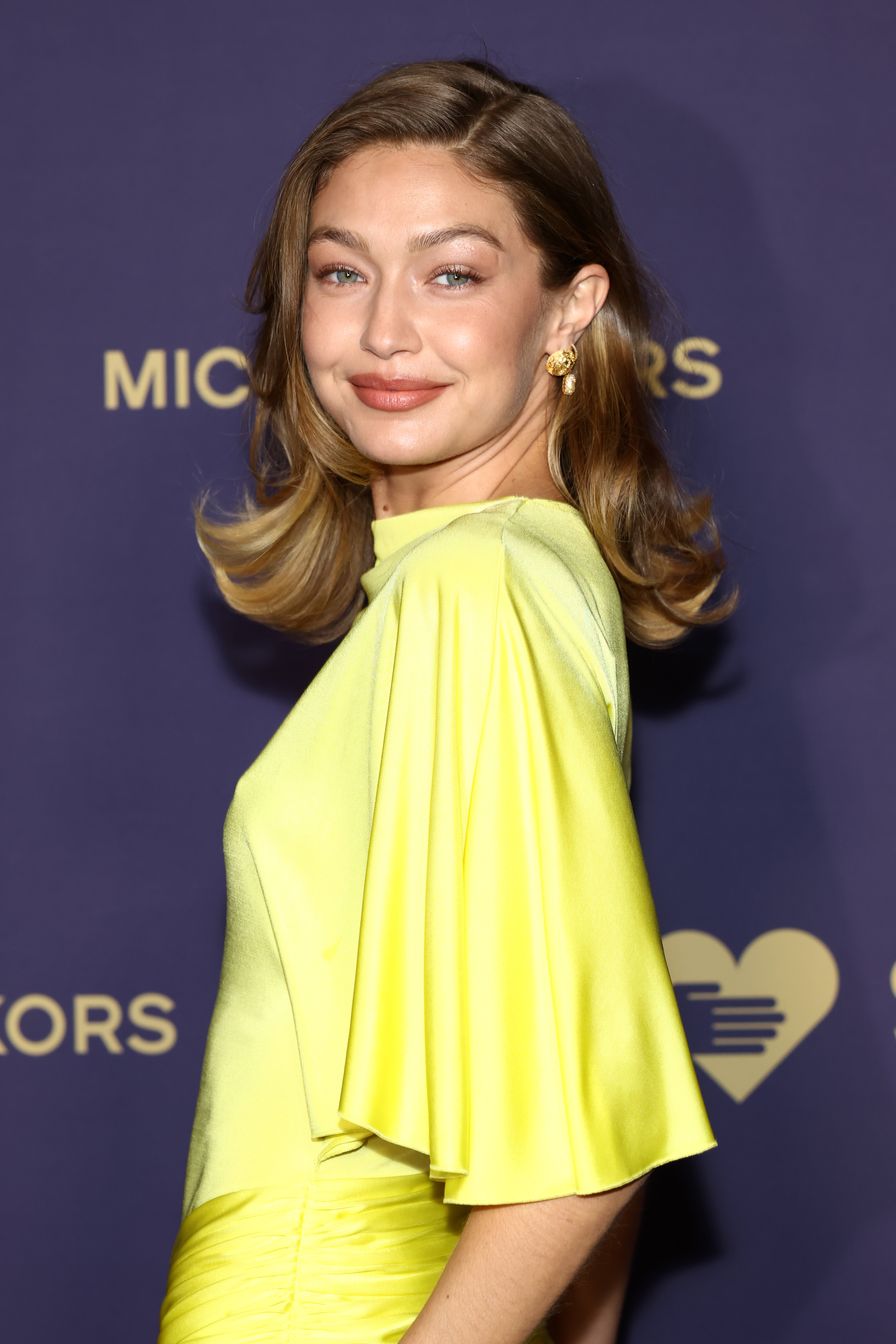 Gigi Hadid attends The 19th Annual Golden Heart Awards Benefiting God&#039;s Love We Deliver at Cathedral of St. John the Divine on October 20, 2025 in New York City.